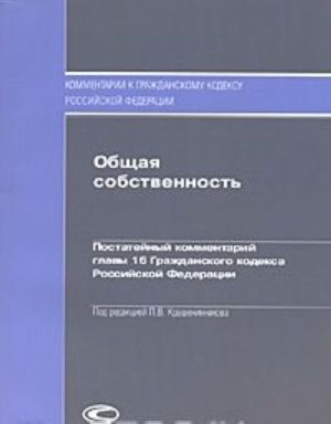 Общая собственность. Постатейный комментарий главы 16 Гражданского кодекса Российской Федерации