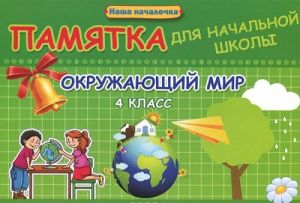 Окружающий мир. 4 класс. Памятка для начальной школы