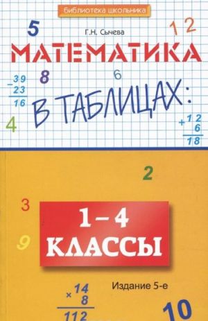 Matematika v tablitsakh. 1-4 klassy