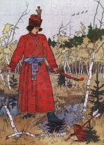 Ivan Bilibin. Tsarevna-ljagushka. Pazl, 60 elementov