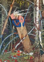 Ivan Bilibin. Baba-jaga. Pazl, 60 elementov