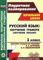 Russkij jazyk. Obuchenie gramote (obuchenie pismu). 1 klass. Sistema urokov po uchebniku L. E. Zhurovoj, A. O. Evdokimovoj