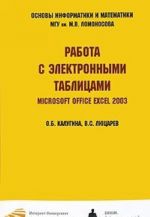 Rabota s elektronnymi tablitsami. Microsoft Office Excel 2003