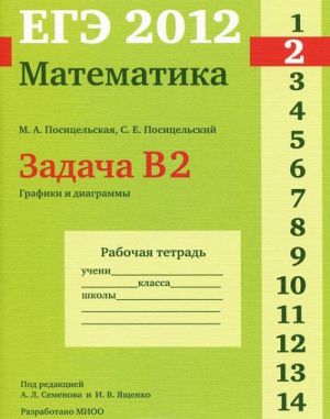 EGE 2012. Matematika. Zadacha B2. Grafiki i diagrammy. Rabochaja tetrad