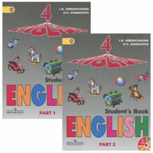 English 4: Student's Book / Anglijskij jazyk. 4 klass. V 2 chastjakh (komplekt iz 2 knig + CD)