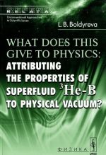 What Does this Give to Physics: Attributing the Properties of Superfluid 3He-B to Physical Vacuum?