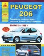 Avtomobili Peugeot 206. Rukovodstvo po ekspluatatsii, remontu i tekhnicheskomu obsluzhivaniju