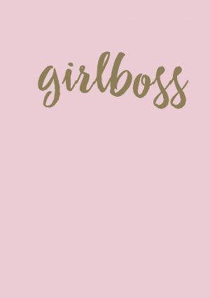 Bloknot. Girlboss (format A5, tonirovannyj blok, lenta-ljasse)