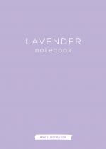 Lavender notebook. Tetrad (A4, 40 l.)