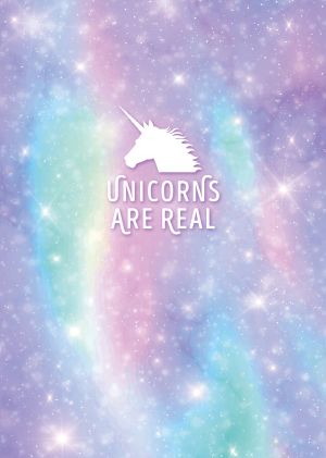 Tetrad dlja zapisej. Unicorns are real, 150kh210mm, mjagkaja oblozhka, 48 l.