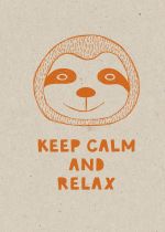 Keep calm and relax. Tetrad (A5, 48 l., UF-lak, nakidki)