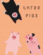 Three pigs. Tetrad obschaja (A5, 48 l., UF-lak, nakidka 4 p. polnotsvet)