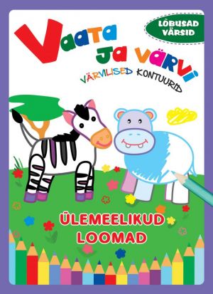 Ülemeelikud loomad. vaata ja värvi