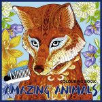 Estonian amazing animals. colouring book