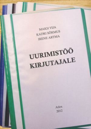 UURIMISTÖÖ KIRJUTAJALE