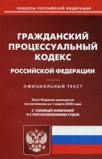 Гражданский Кодекс Российской Федерации. По состоянию на 1 марта 2020 года