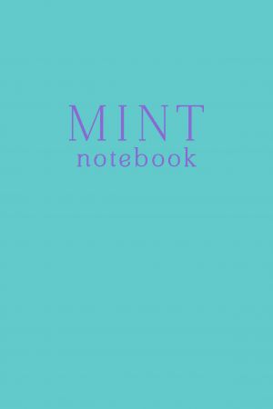 Mint notebook. Bloknot (A5, 32 l., proshityj tsvetnymi nitkami, tisnenie folgoj)