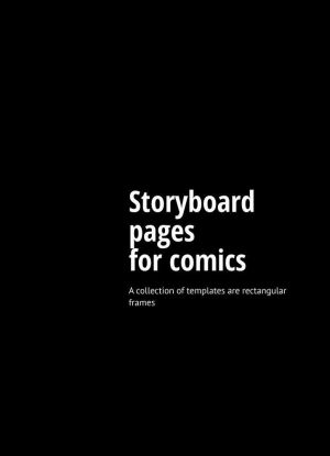 Storyboard pages for comics