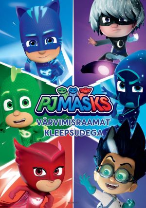 Pj masks. värvimisraamat kleepsudega