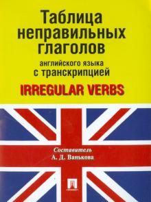 Английский язык. Таблица неправильных глаголов с транскрипцией / Irregular Verbs