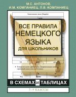 Vse pravila nemetskogo jazyka dlja shkolnikov v skhemakh i tablitsakh. 5-9 klassy