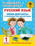 Russkij jazyk. Mini-diktanty s razborom vsekh orfogramm. 1 klass