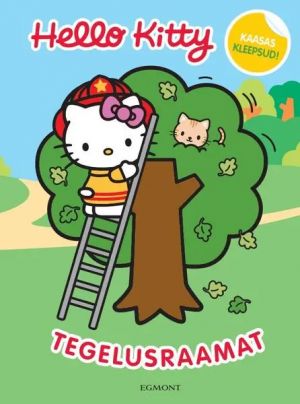 Hello kitty. tegelusraamat kleepsudega