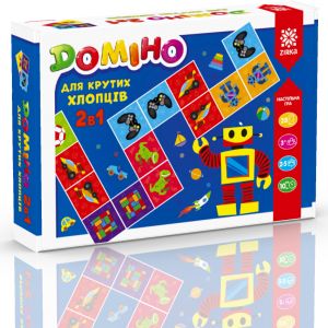 Gra Domino 2v1 dlja krutikh khloptsiv