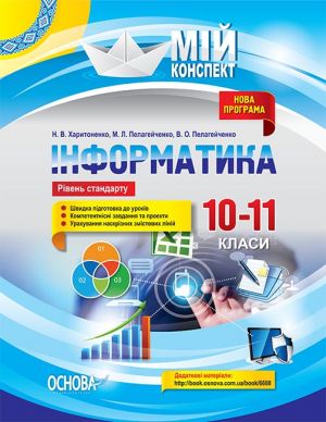 Mij konspekt. Іnformatika. 10-11 klasi. Riven standartu. INM012