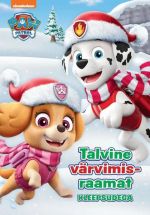 Paw patrol. talvine värvimisraamat kleepsudega