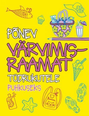 PONEV VÄRVIMISRAAMAT TÜDRUKUTELE PUHKUSEKS