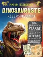 Pimedas helendavate dinosauruste kleepsuraamat