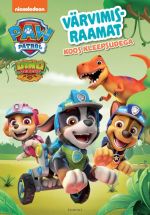 Paw patrol. värvimisraamat kleepsudega. dino rescue