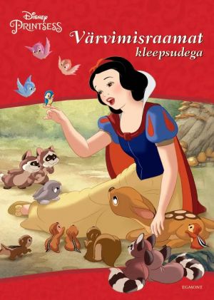 Disney printsess. Värvimisraamat kleepsudega