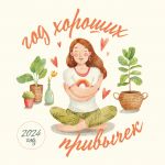 God khoroshikh privychek. Kalendar nastennyj na 2024 god (300kh300)