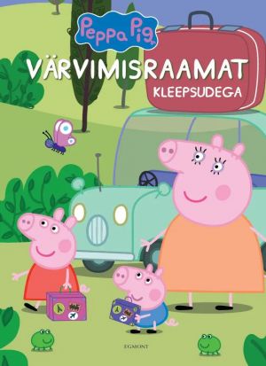 Porsas Peppa. Värvimisraamat kleepsudega