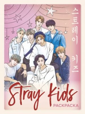 Stray kids. Raskraska s uchastnikami odnoj iz samykh populjarnykh k-pop grupp