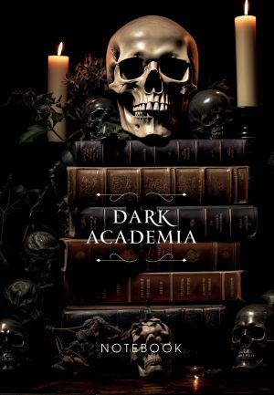 Dark Academia notebook (cherep)