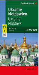 Ukraina. Moldavija. Atlas. 1:1 000 000