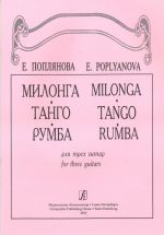 Milonga. Tango. Rumba for three guitars