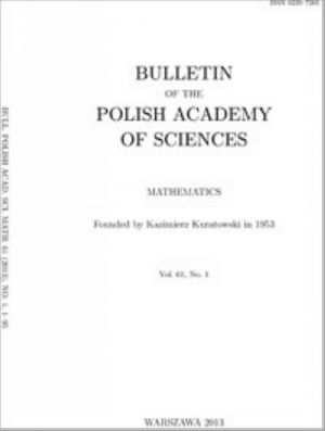 Bulletin of the Polish Academy of Sciences: Mathematics print + online versions