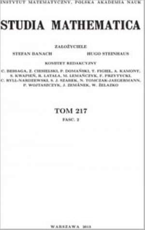 Studia Mathematica (printed and online versions)