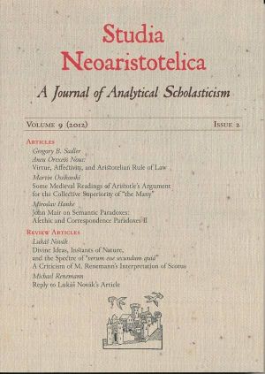 Studia Neoaristotelica