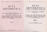 Acta Arithmetica