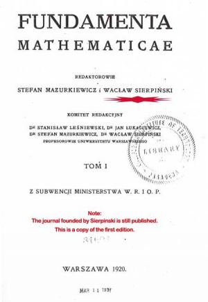 Fundamenta Mathematicae