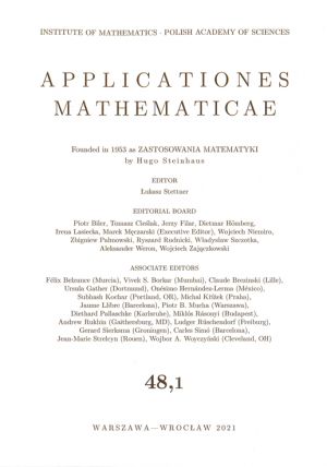 Applicationes mathematicae print + online versions