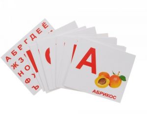 Alphabet Educational Cards. Child prodigy