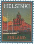 Iron-on patch Helsinki Finland