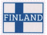 Iron-on patch Finland