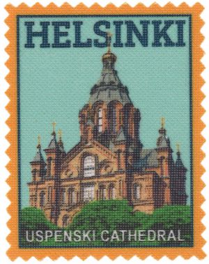 Термоаппликация Helsinki Uspenski Cathedral